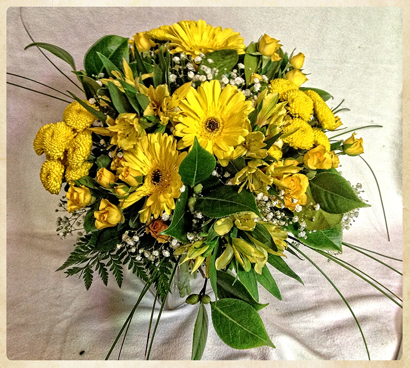 Bouquet aniversario amarillo