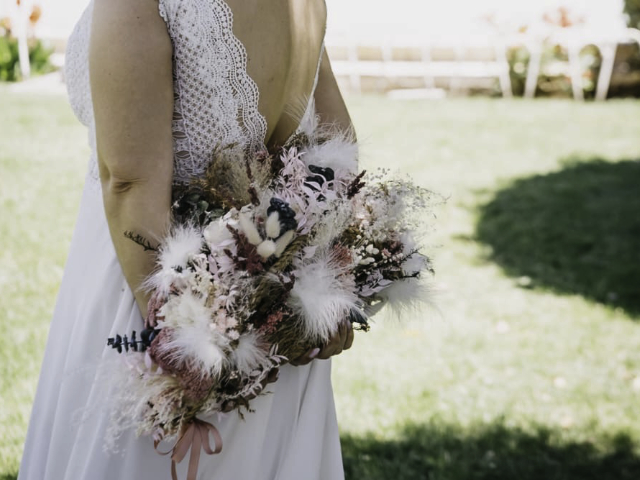 ramo de novia flores preservadas