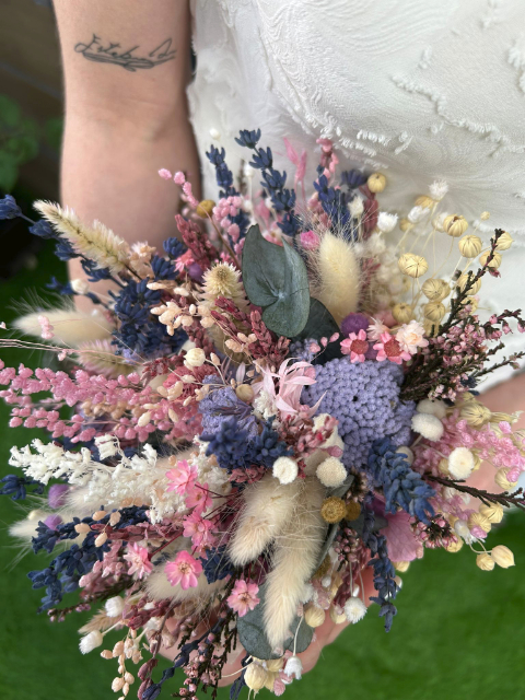 ramo de novia flores preservadas