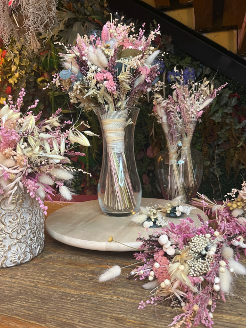 ramo de novia flores preservadas más réplicas para regalar